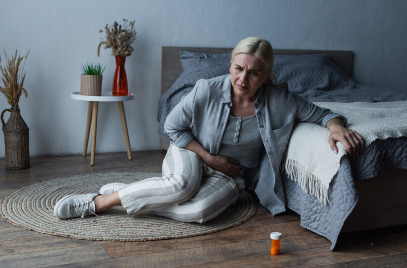bolest ženy břicha při menopauze
